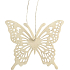 Holzcreme Schmetterling zum Aufhängen 8 cm