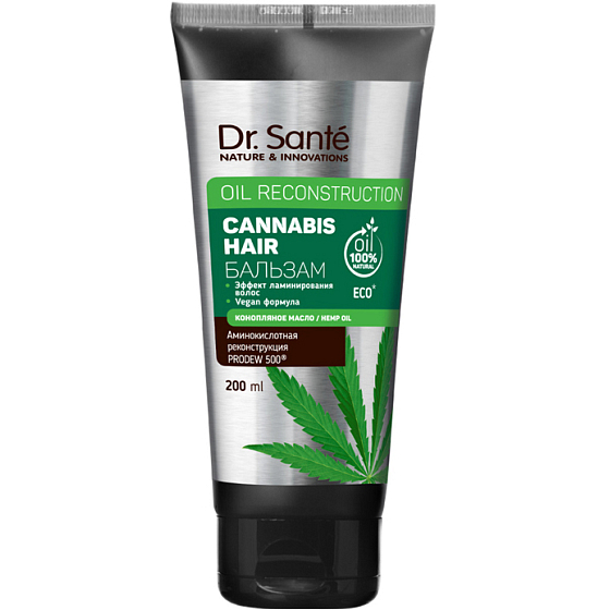 Dr. Santé Cannabis Conditioner für schwaches und geschädigtes Haar mit Hanföl 200 ml