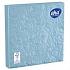 Aha Papierservietten 3-lagig 33 x 33 cm 15 Stück Hellblau geprägt