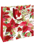 Nekupto Geschenkpapier Tasche Luxus 33 x 33 cm Weihnachten roten Stern