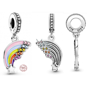 Charme Sterling Silber 925 Regenbogen, Armband Anhänger Symbol