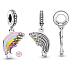 Charme Sterling Silber 925 Regenbogen, Armband Anhänger Symbol