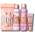 Sanctuary Spa Little Moments Lily and Rose Körperlotion 250 ml + Duschgel 250 ml + Körperpeeling 50 ml, Kosmetikset für Frauen