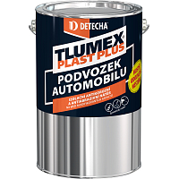 Tlumex Plast Plus antikorrosive Farbe für Auto und Unterboden, schwarz, 4 kg