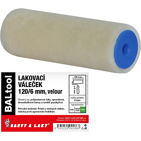 BARVY A LAKY HOSTIVAŘ Velur Malerrolle für Halter 6 mm, 120 mm
