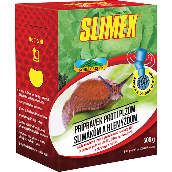 Slimex gegen Schnecken, zum Schutz von Feldfrüchten, Gemüse, Obst gegen Schnecken, 500 g