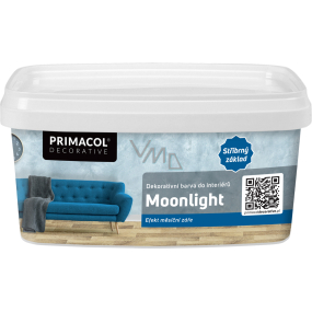 Primacol Decorative Moonlight dekorative Farbe mit dem Effekt des Mondlichts, silber, 1 l