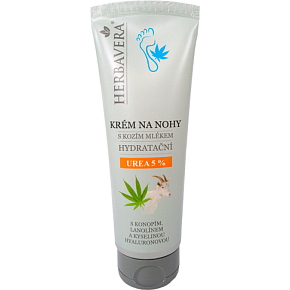 Herbavera Fußcreme mit Ziegenmilch und Urea, 120 ml