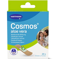 Cosmos Pflaster mit Aloe Vera 1,9 x 7,2 cm, 20 Stk