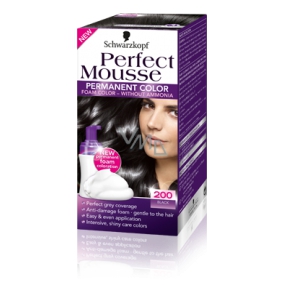 Perfect Mousse Permanent Color Haarfarbe 200 Schwarz