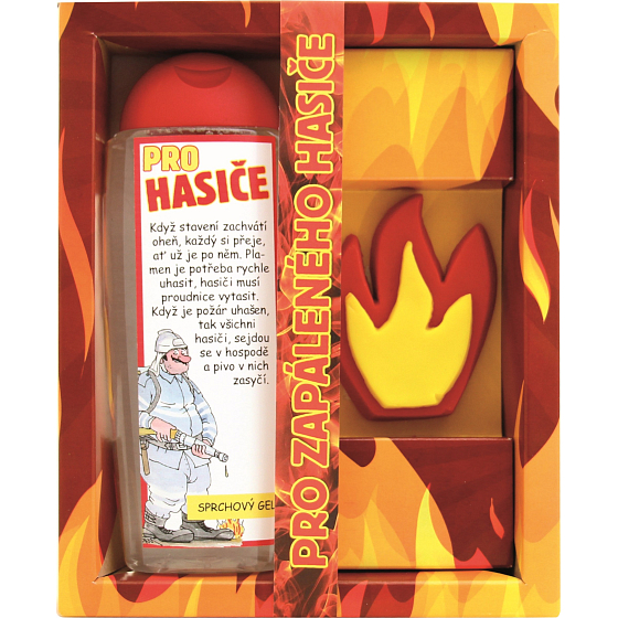 Böhmen Geschenke Urbanova Kosmetik Für Feuerwehr Duschgel 300 ml + handgemachte Toilettenseife 70 g, Kosmetikset
