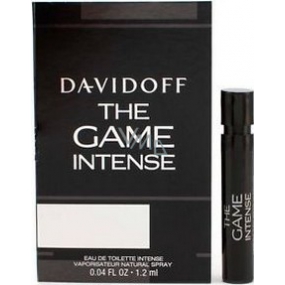 Davidoff The Game Intense Eau de Toilette für Männer 1,2 ml mit Spray, Fläschchen