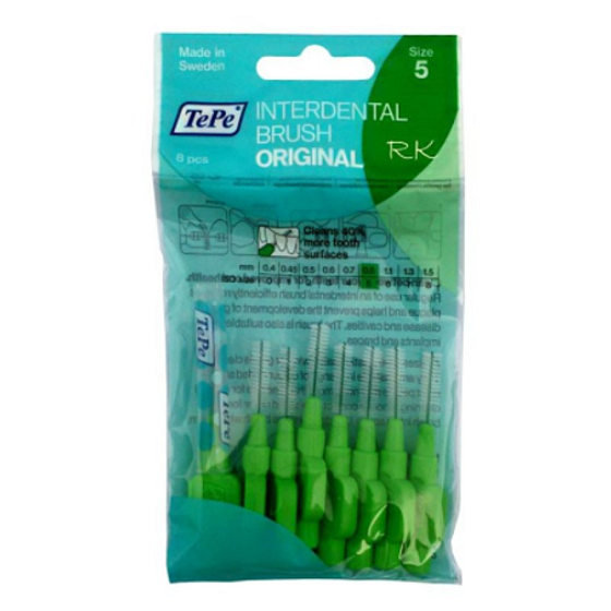 TePe Original Normal Interdentalbürsten 0,8 mm grün 8 Stück