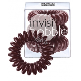 Invisibobble Chocolate Brown Set Haar elastische braune Spirale 3 Stück