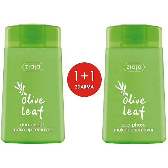 Ziaja Olive hinterlässt einen zweiphasigen Make-up-Entferner 2 x 120 ml, Duopack