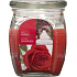 Bolsius Aromatic Wild Rose - Duftkerze in Glas 92 x 120 mm 830 g, Brenndauer 100 Stunden
