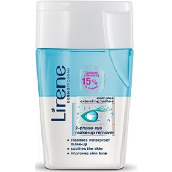 Lirene 2-Phasen-Augen-Make-up-Entferner Zweiphasen-Augen-Make-up-Entferner 125 ml