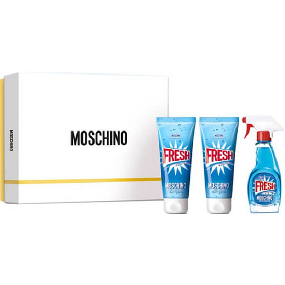 Moschino Fresh Couture Eau de Toilette für Frauen 50 ml + Duschgel 100 ml + Körperlotion 100 ml, Geschenkset