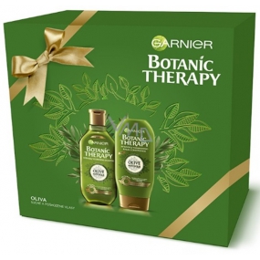 Garnier Botanic Therapy Olive Mythique Shampoo für trockenes und strapaziertes Haar 250 ml + Botanic Therapy Olive Mythique Balsam für trockenes und strapaziertes Haar 200 ml, Kosmetikset