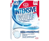 K2r Intensive White Unique Whitening Wipes gegen graue Unterwäsche und bringt 20 Tücher in lebendige weiße Farbe zurück