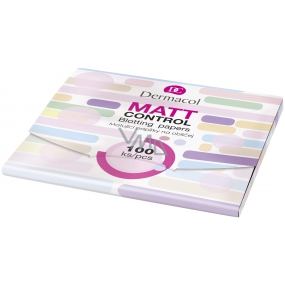 Dermacol Matt Control Mattierungspapiere für Misch- und fettige Haut 100 Stück