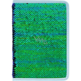 Albi Diary 2020 wöchentliche Paillette Grün 19 x 13 x 0,7 cm