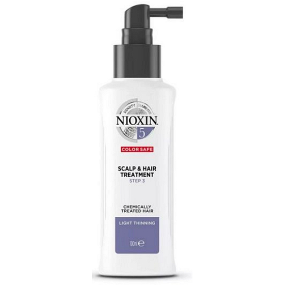 Nioxin System 5 Kopfhaut & Haar Spülfreie Pflege für leicht dünner werdendes natürliches und chemisch behandeltes mittleres bis dickes Haar 100 ml