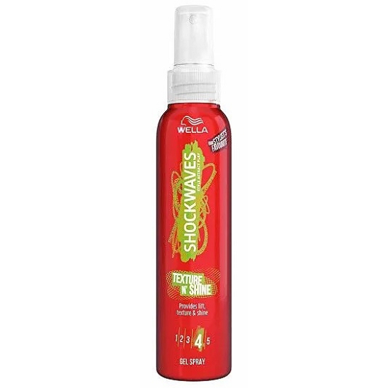 Wella Shockwave Texture N`Shine Fixiergel Haarspray 150 ml