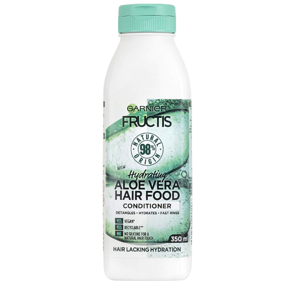 Garnier Fructis Feuchtigkeitsspendender Aloe Vera Hair Food Feuchtigkeitsspendender Conditioner für normales und trockenes Haar 350 ml