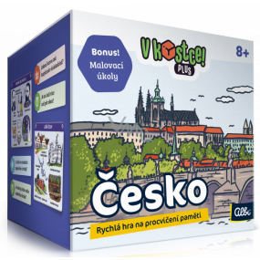 Albi Auf den Punkt gebracht! Plus tschechisches 15-minütiges Spiel zum Üben von Gedächtnis und Wissen, empfohlen ab 8 Jahren