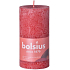 Bolsius Rustikale Kerze rot Zylinder 68 x 130 mm