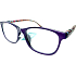 Berkeley Lese-Diopterbrille +3 Kunststoff lila, farbige Seitenrahmen 1 Stück MC2193