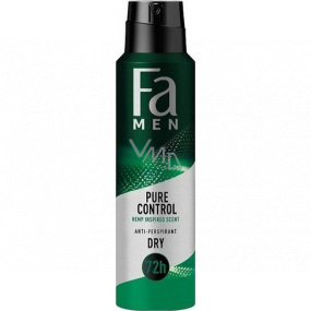 Fa Men Pure Control Hemp Inspired Scent 72h Antitranspirant Deodorant Spray für Männer 150 ml