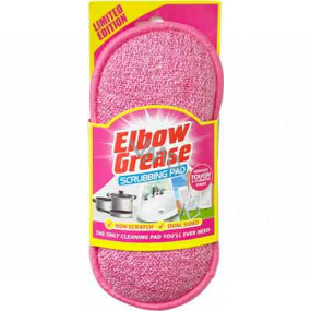 Elbow Grease Pink Waschbarer Reinigungsschwamm für verschiedene Oberflächen 19 x 9,5 cm 1 Stück