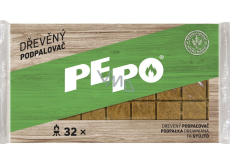 PE-PO Holzanzünder, 32 Anzünder, Packung