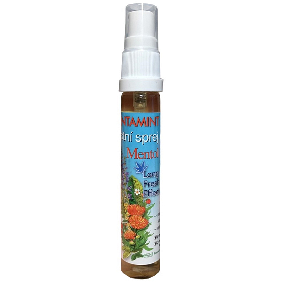 Bione Cosmetics Dentamint Menthol Long Fresh Effect Mundspray 27 ml