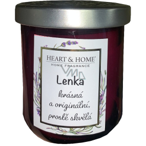 Heart & Home Sweet Cherry Soja-Duftkerze mit dem Namen Lenka 110 g