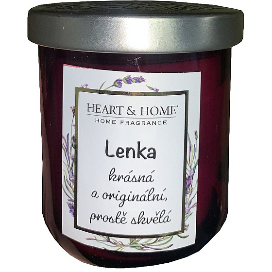 Heart & Home Sweet Cherry Soja-Duftkerze mit dem Namen Lenka 110 g