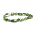 Jade getrommeltes Armband aus Naturstein 6 - 8 mm / 16 - 17 cm, Stein des Friedens