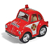 EP Line Volkswagen Little Beetle Aufziehauto Feuerwehrleute 5 x 3 x 3 cm
