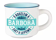 Albi Espressotasse Barbora - Mit Charme und Anmut die Welt zum Besseren verändern 45 ml