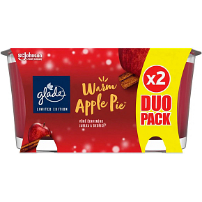 Glade Duftkerze Warm Apple Pie, 2× 112 g