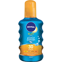 Nivea Sun Protect & refresh OF 30 unsichtbares Sonnennebel-Spray, 200 ml