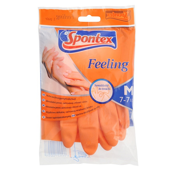 Spontex Feeling Gummihandschuhe Größe M.