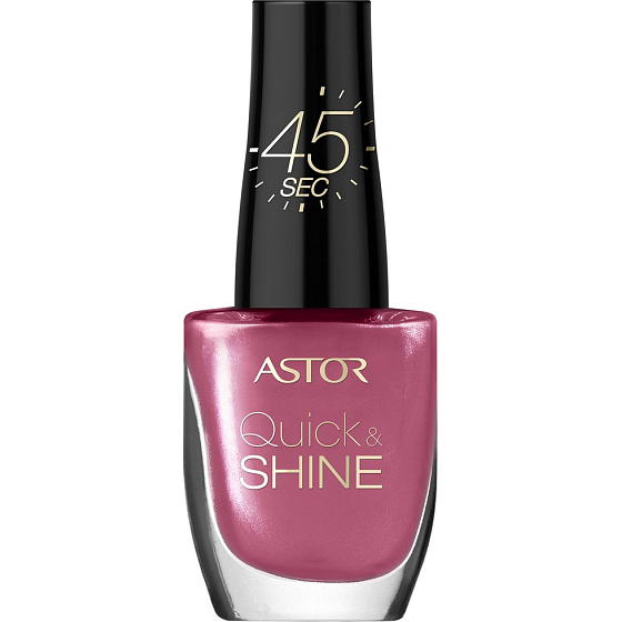 Astor Quick & Shine Nagellack Nagellack 204 Life In Pink 8 ml