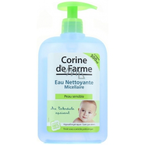 Corine de Farme Baby Agua Limpiadora Mizellares Mizellenwasser für Gesicht und Körper 500 ml