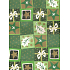 Nekupto Geschenk Kraftbeutel 24 x 18 x 8 cm grün Weiße Schleifen, 279 WKM