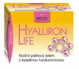 Bione Cosmetics Hyaluron Life mit Hyaluronsäure Nachtcreme für alle Hauttypen 51 ml