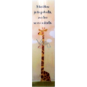 Albi Lesezeichen Flip Flop 3D Giraffe, Mit dem Buch ist es cool ,...19 x 5 cm