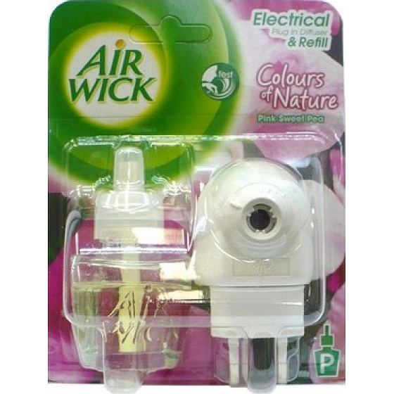 Air Wick Pink Mediterranean Flowers elektrischer Lufterfrischer komplett 19 ml